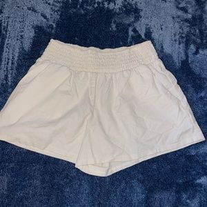 Cream White Shorts